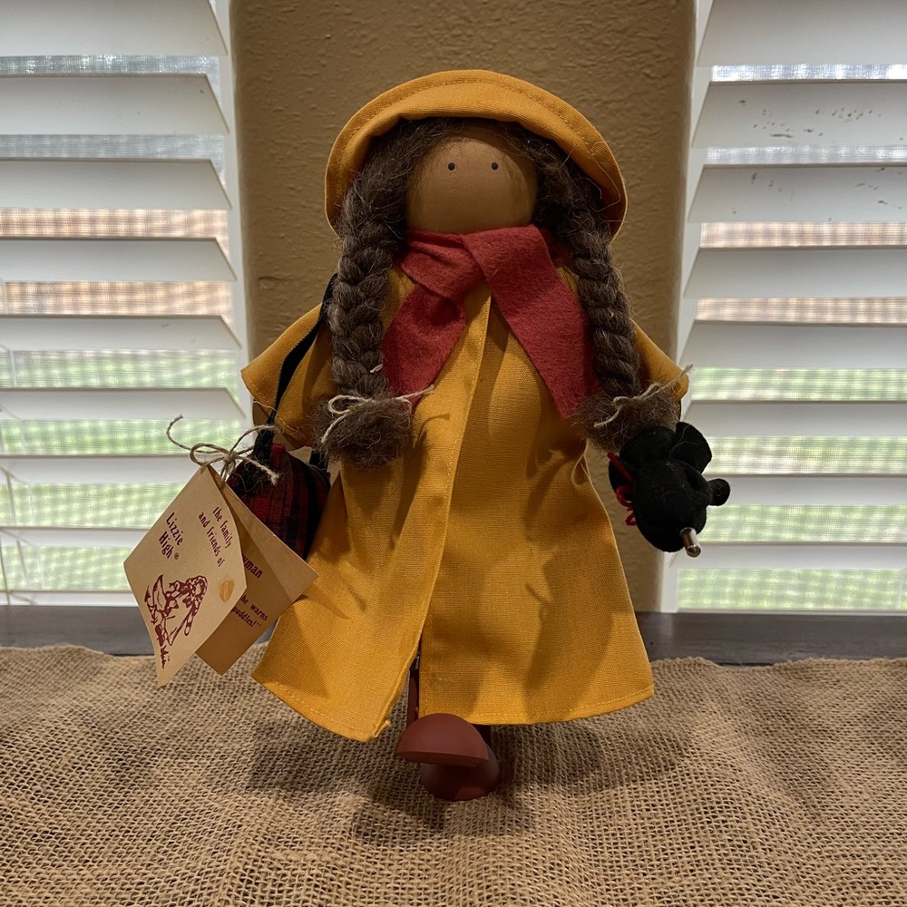 Vintage 1990 Lizzie High Doll Nancy Bowman Rainy Day